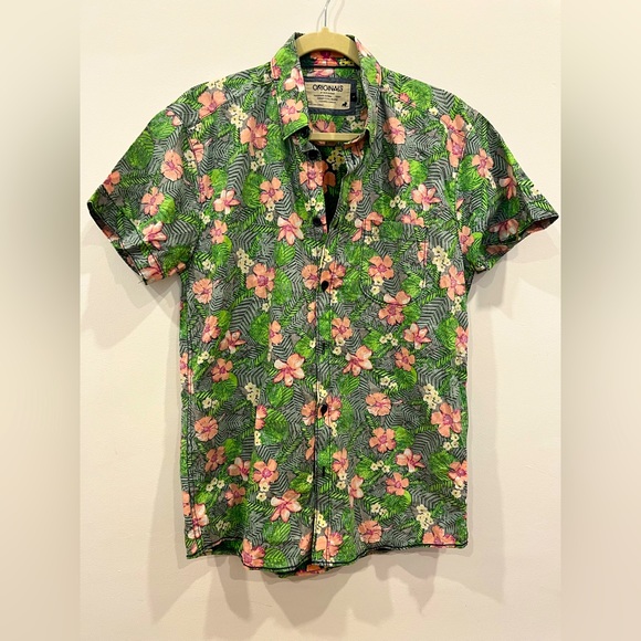 Originals by Jack Jones Tropical Button Down - Picture 1 of 3